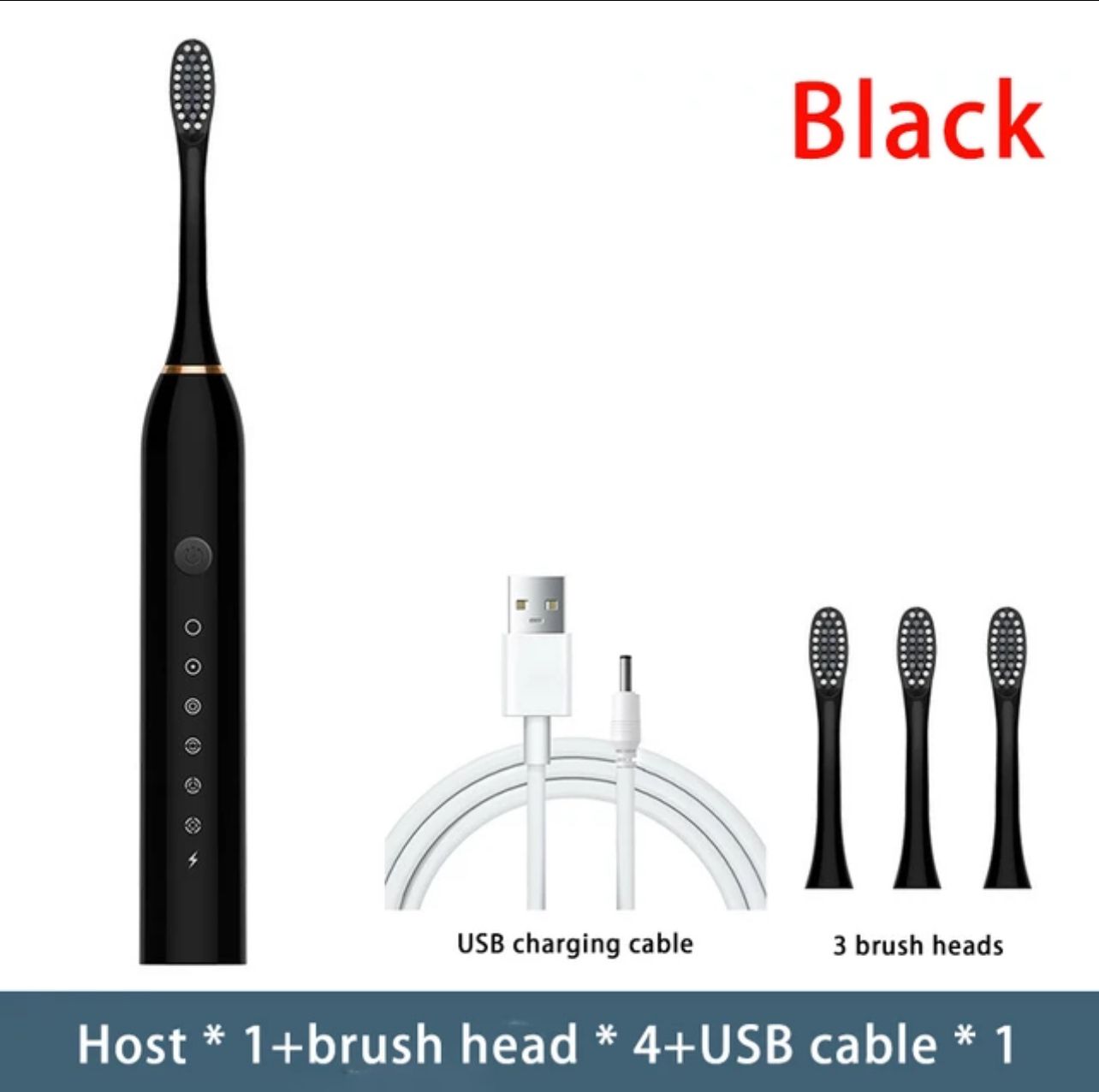 Vista 6 de Cepillo eléctrico 4 cabezales repuesto I - blanco: ROSADO